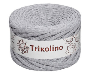 Пряжа трикотажная 7-9 мм "Trikolino" 100м. Серый меланж