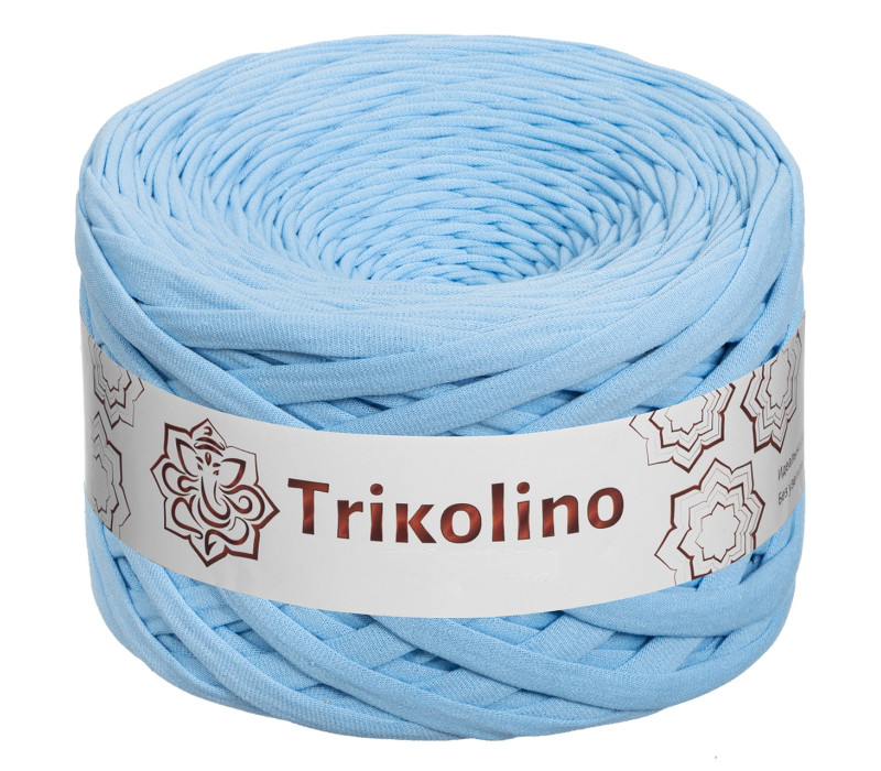 Пряжа трикотажная 7-9 мм "Trikolino" 100м. Топаз