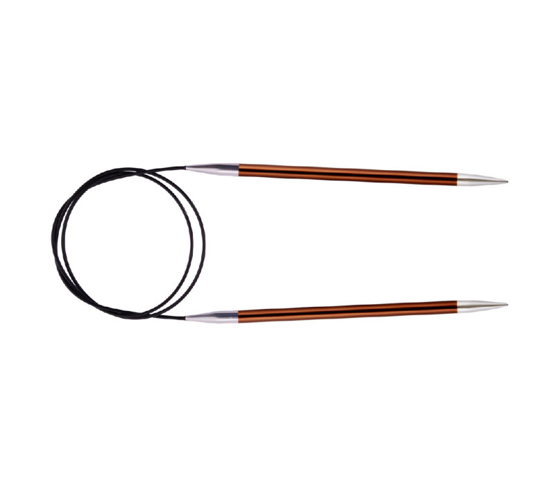 Спиці кругові 5,5мм 60см Zing KnitPro 47102 Спиці кругові 5,5мм 60см Zing KnitPro 47102