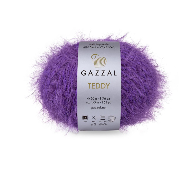 Пряжа Gazzal Teddy 6551 Пряжа Gazzal Teddy 6551