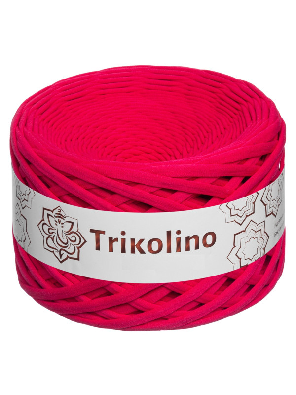 Пряжа трикотажная 7-9 мм "Trikolino" 100м. Малина