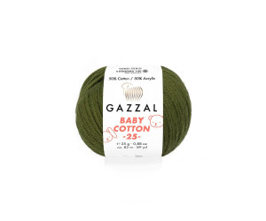Пряжа Gazzal BabyCotton 25 цвет 3463