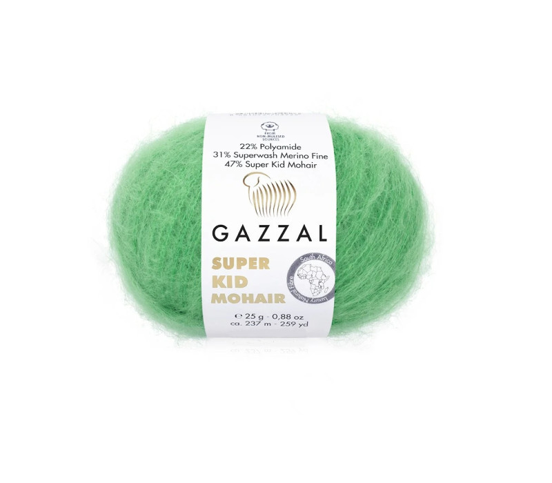 Пряжа Gazzal Super Kid Mohair 64427