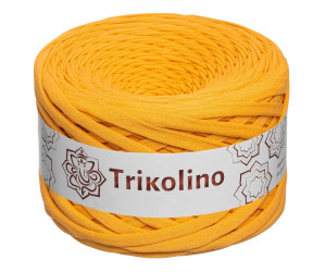 Пряжа трикотажная 7-9 мм "Trikolino" 100м. Бурштиновий