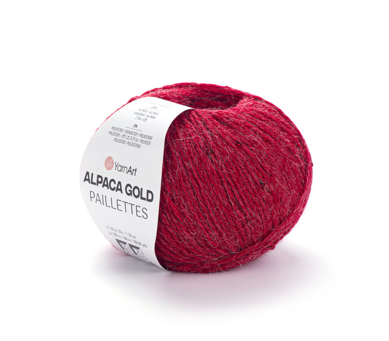 Пряжа Yarnart Alpaca Gold Paillettes 9307