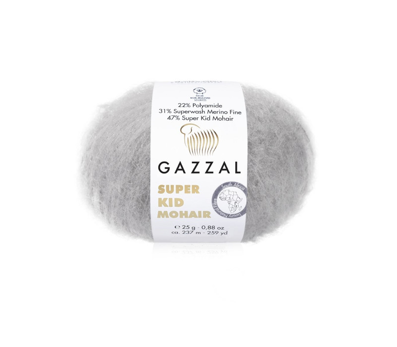Пряжа Gazzal Super Kid Mohair 64435