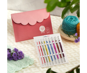 Набір алюмінієвих гачків Single Ended(2.0, 2.5, 3.0, 3.5, 4.0, 4.5, 5.0, 5.5, 6.0) Zing KnitPro