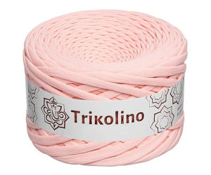 Пряжа трикотажная 7-9 мм "Trikolino" 100м. Персиковый пломбир