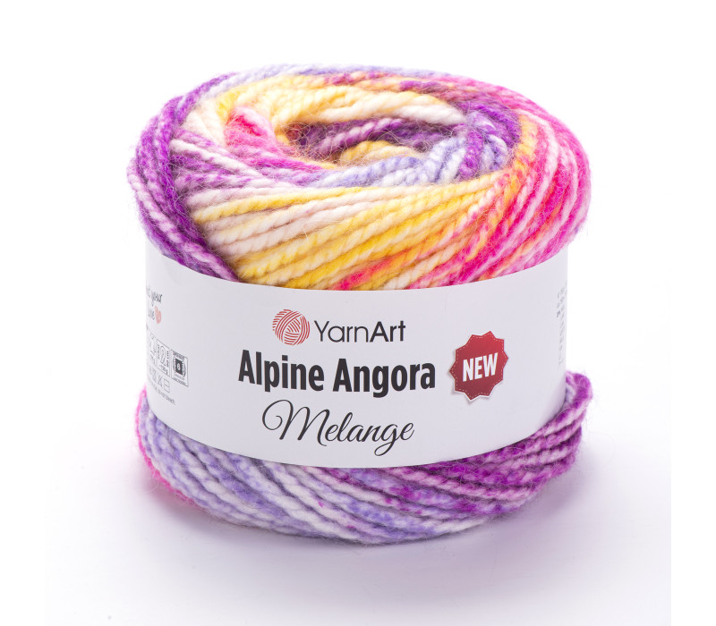 Пряжа YarnArt Alpine Angora Melange New 6414