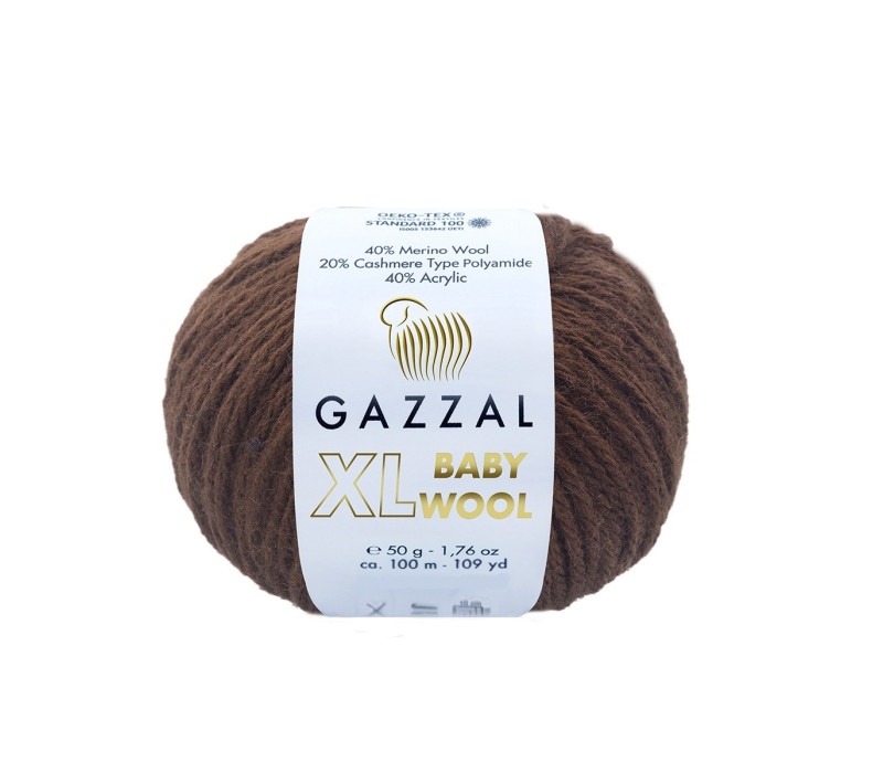 Пряжа Gazzal Baby Wool XL 807 Пряжа Gazzal Baby Wool XL 807