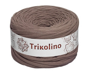 Пряжа трикотажная 7-9 мм "Trikolino" 100м. Молочный шоколад