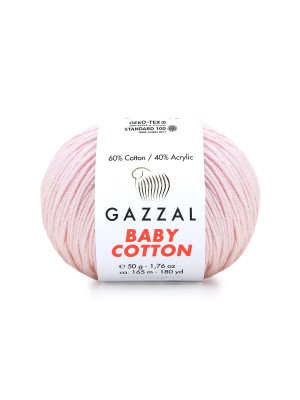 Пряжа Gazzal BabyCotton 25 цвет 3411