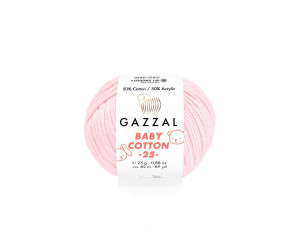 Пряжа Gazzal BabyCotton 25 цвет 3411