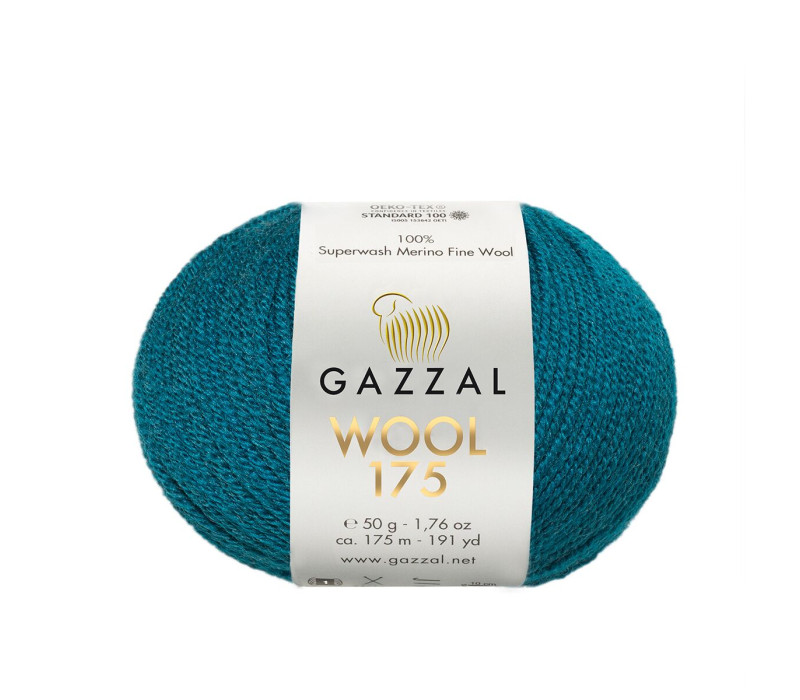Пряжа Gazzal Wool 175 337 Пряжа Gazzal Wool 175 337