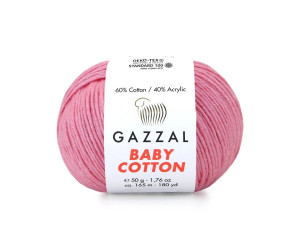 Пряжа Gazzal BabyCotton 3468