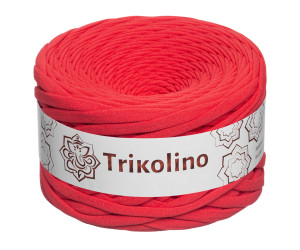 Пряжа трикотажная 7-9 мм "Trikolino" 100м. Ярко-красный
