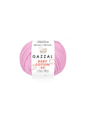 Пряжа Gazzal BabyCotton 25 цвет 3422