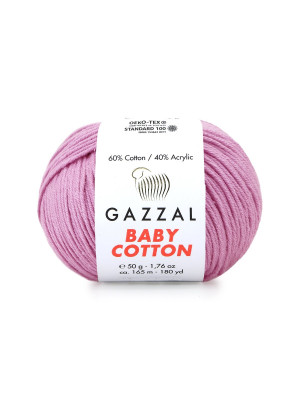 Пряжа Gazzal BabyCotton 25 цвет 3422