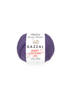 Пряжа Gazzal BabyCotton 25 цвет 3440