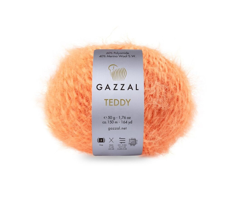 Пряжа Gazzal Teddy 6544 Пряжа Gazzal Teddy 6544