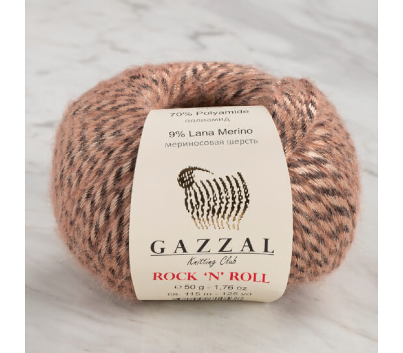 Пряжа Gazzal Rock'n'Roll 13955