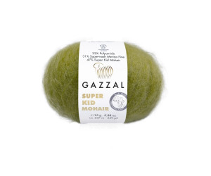 Пряжа Gazzal Super Kid Mohair 64422