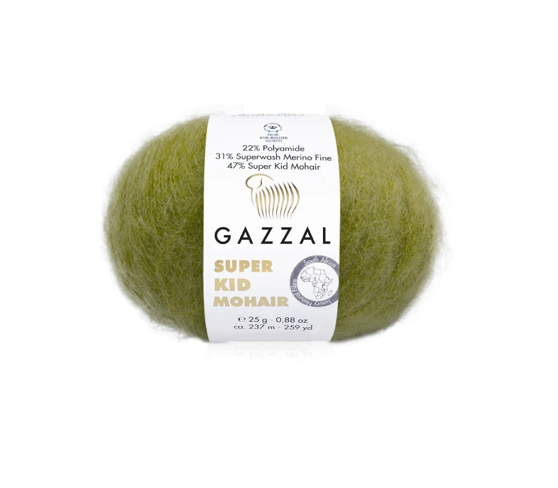 Пряжа Gazzal Super Kid Mohair 64422 Пряжа Gazzal Super Kid Mohair 64422