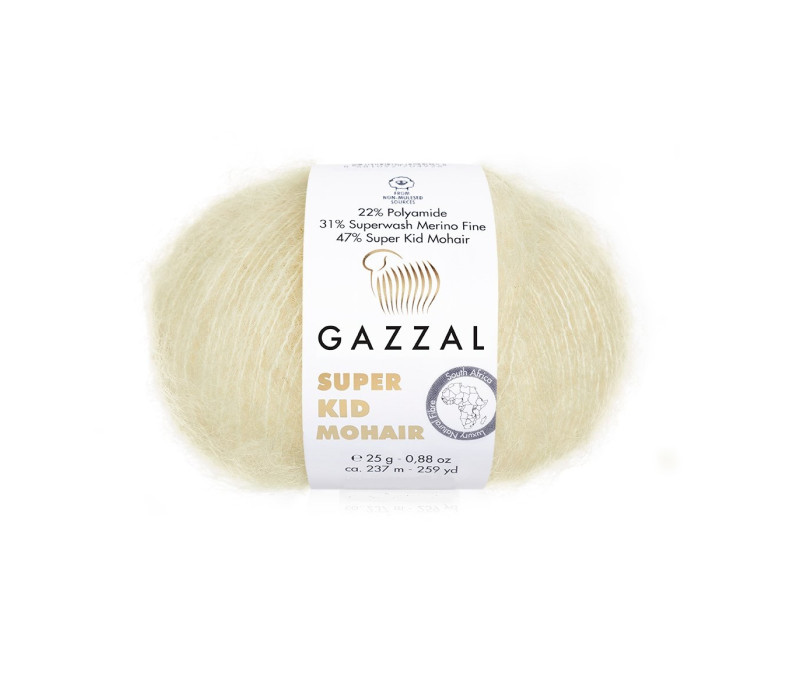 Пряжа Gazzal Super Kid Mohair 64408