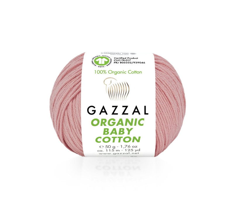 Пряжа Gazzal Organic Baby Cotton 425 Пряжа Gazzal Organic Baby Cotton 425