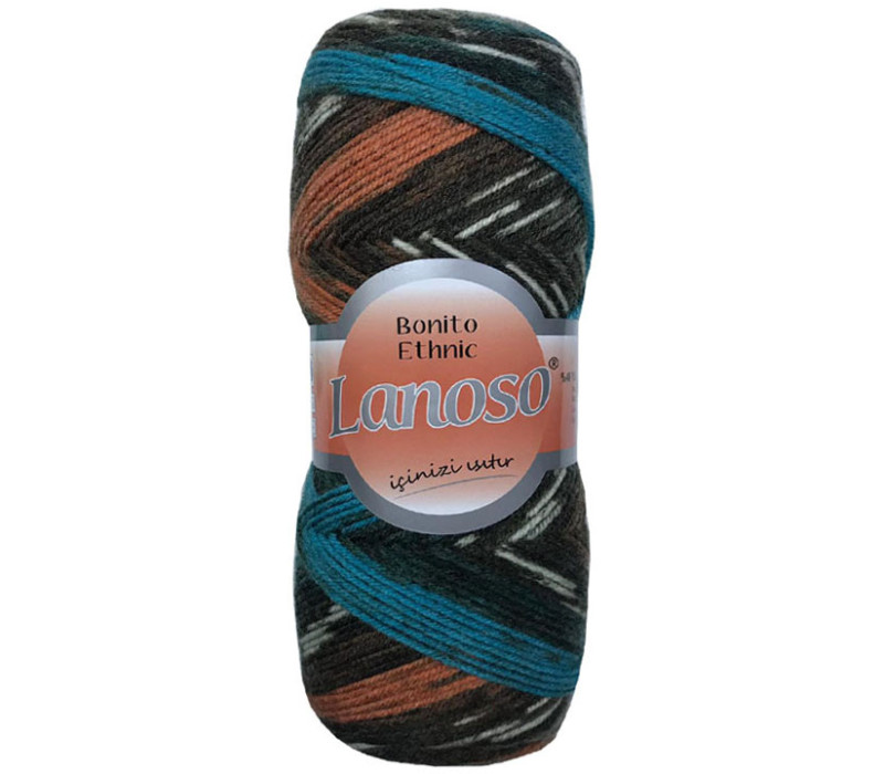 Пряжа Lanoso Bonito Ethnic 1201 Пряжа Lanoso Bonito Ethnic 1201