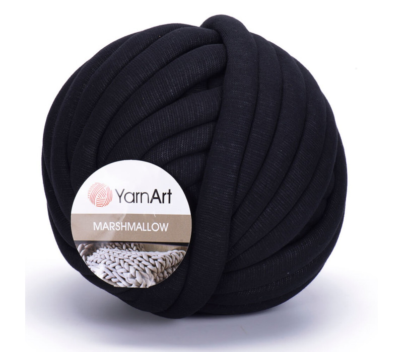 YarnArt Marshmallow 902 чорний