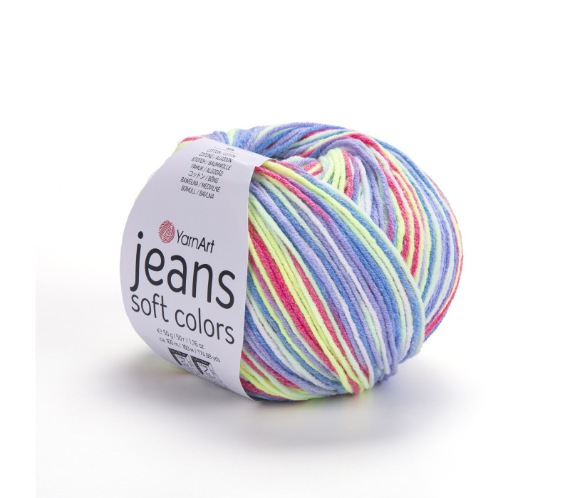 Пряжа YarnArt Jeans Soft Color 6207 Пряжа YarnArt Jeans Soft Color 6207