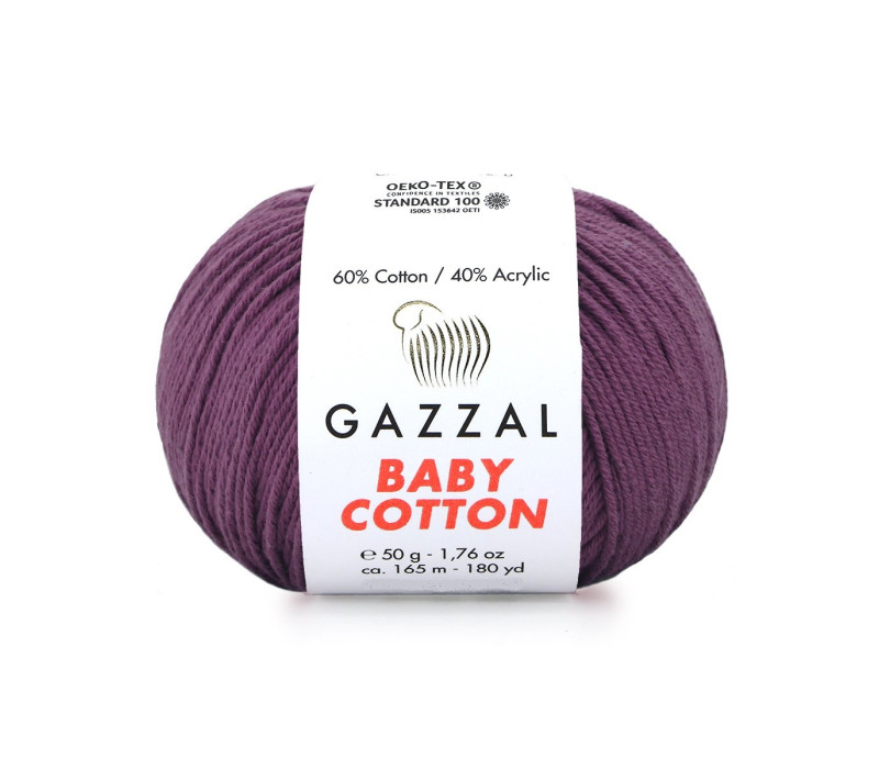 Пряжа Gazzal BabyCotton 3441