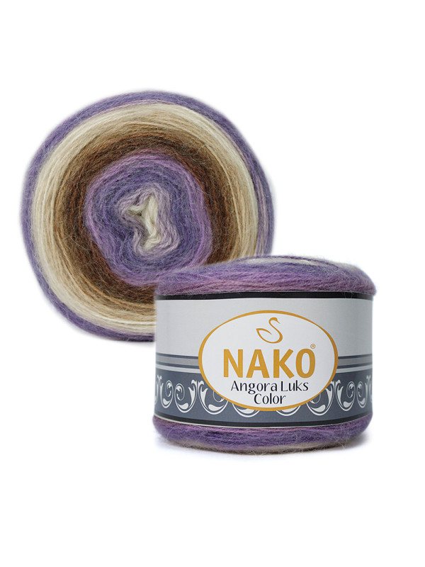 Пряжа Nako Angora Luks Color 81921