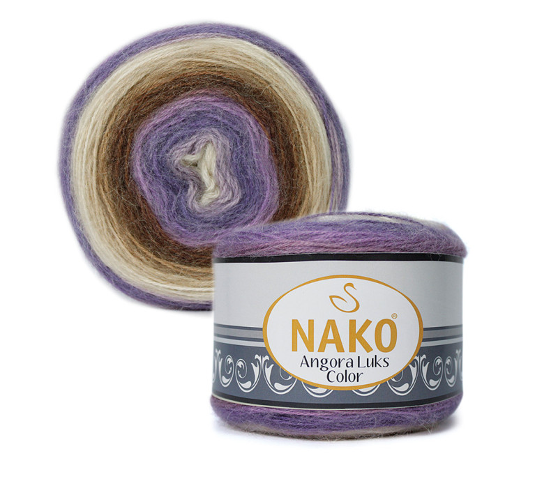Пряжа Nako Angora Luks Color 81921