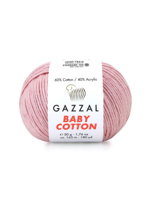 Пряжа Gazzal BabyCotton 3444