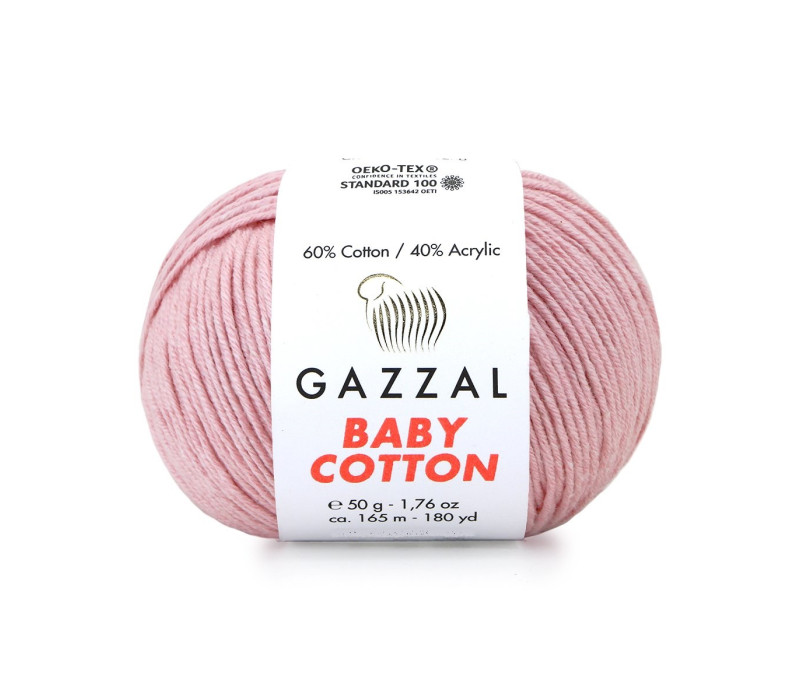 Пряжа Gazzal BabyCotton 3444 Пряжа Gazzal BabyCotton 3444