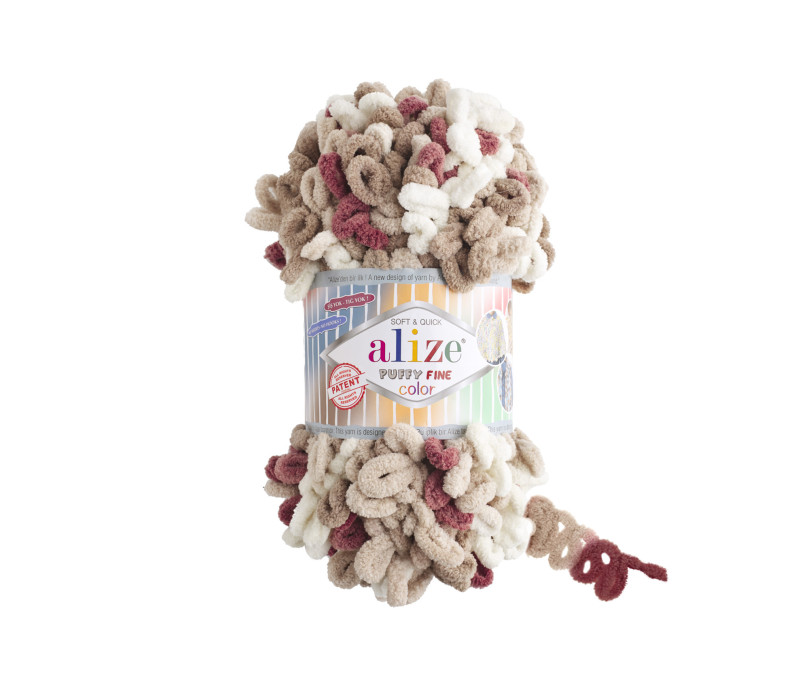 Пряжа Alize Puffy Fine Color 6040 Пряжа Alize Puffy Fine Color 6040