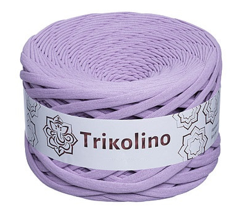 Пряжа трикотажная 7-9 мм "Trikolino" 100м. Глициния