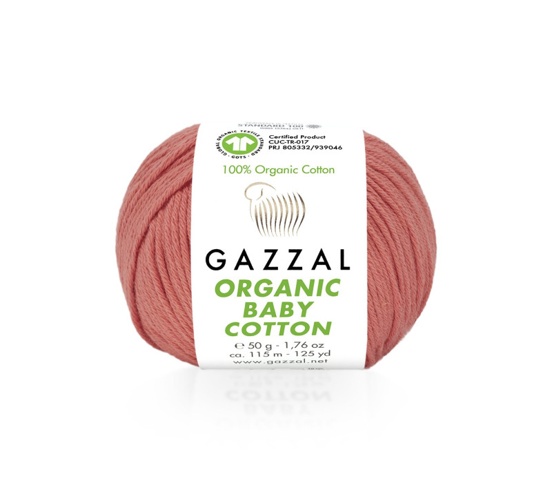 Пряжа Gazzal Organic Baby Cotton 419 Пряжа Gazzal Organic Baby Cotton 419
