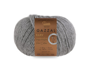 Пряжа Gazzal Baby Alpaca Pure Colors 6458