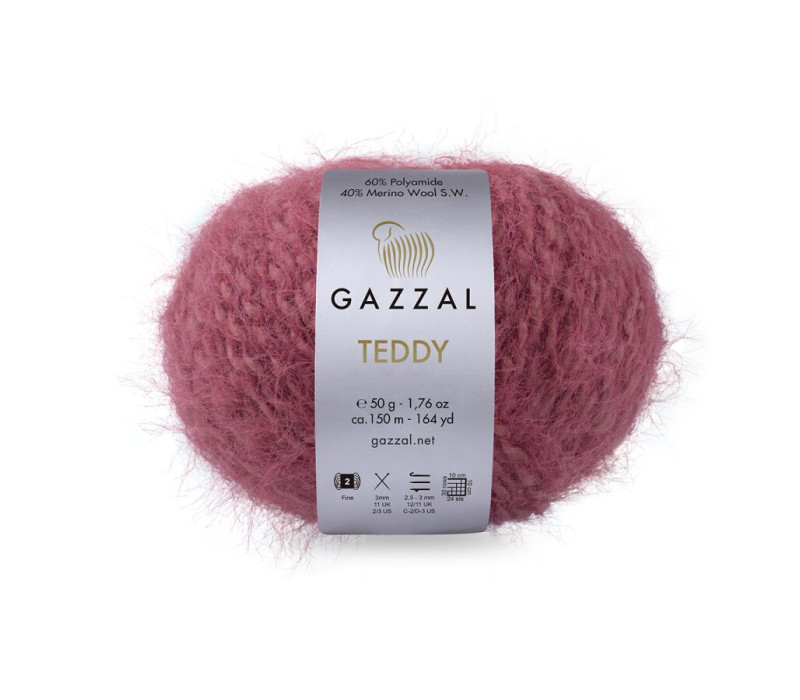Пряжа Gazzal Teddy 6549 Пряжа Gazzal Teddy 6549