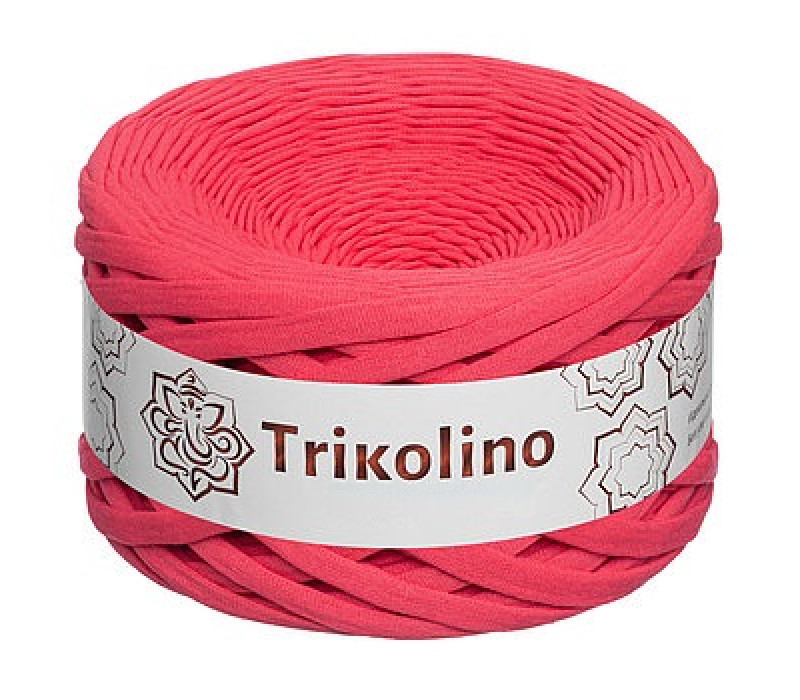 Пряжа трикотажная 7-9 мм "Trikolino" 100м. Коралл