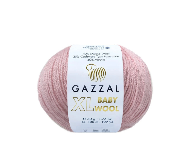 Пряжа Gazzal Baby Wool XL 828 Пряжа Gazzal Baby Wool XL 828