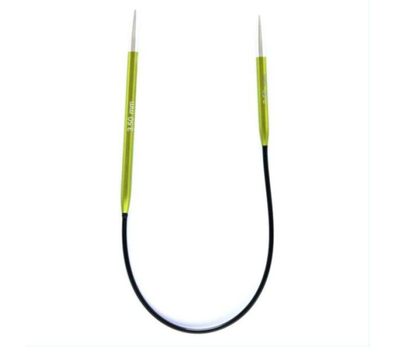 Спиці кругові 3.5мм 25см Zing KnitPro 47056 Спиці кругові 3.5мм 25см Zing KnitPro 47056