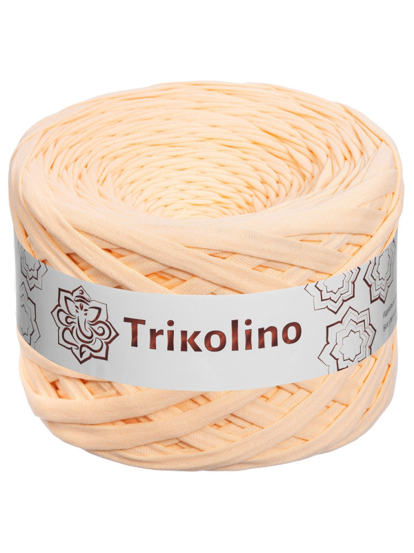 Пряжа трикотажная 7-9 мм "Trikolino" 100м. Абрикос