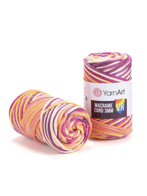 Пряжа YarnArt Macrame Cord 3mm VR 912