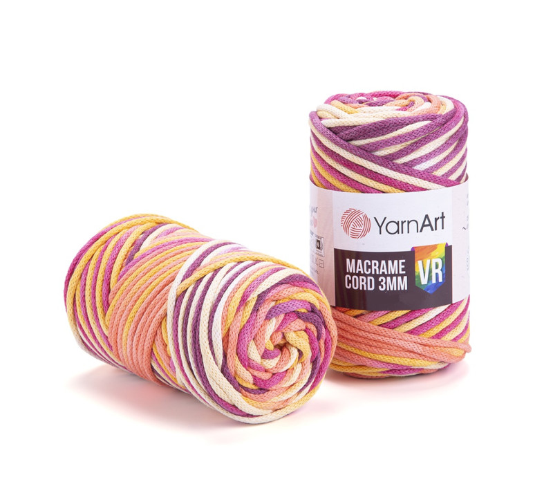 Пряжа YarnArt Macrame Cord 3mm VR 912