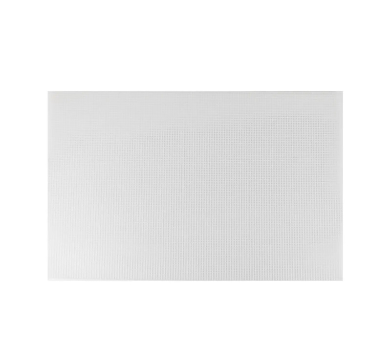 Пластикова канва для сумки ПРЯМОКУТНА, біла, 51x33см, ячейка 4мм (kp039)