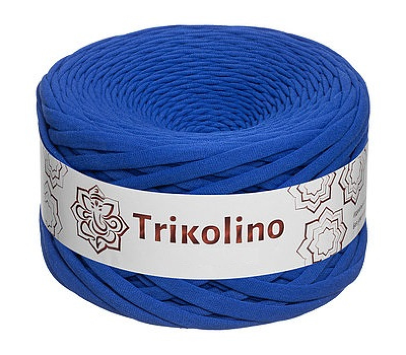 Пряжа трикотажная 7-9 мм "Trikolino" 100м. Синий электрик 300773 Пряжа трикотажная 7-9 мм "Trikolino" 100м. Синий электрик 300773